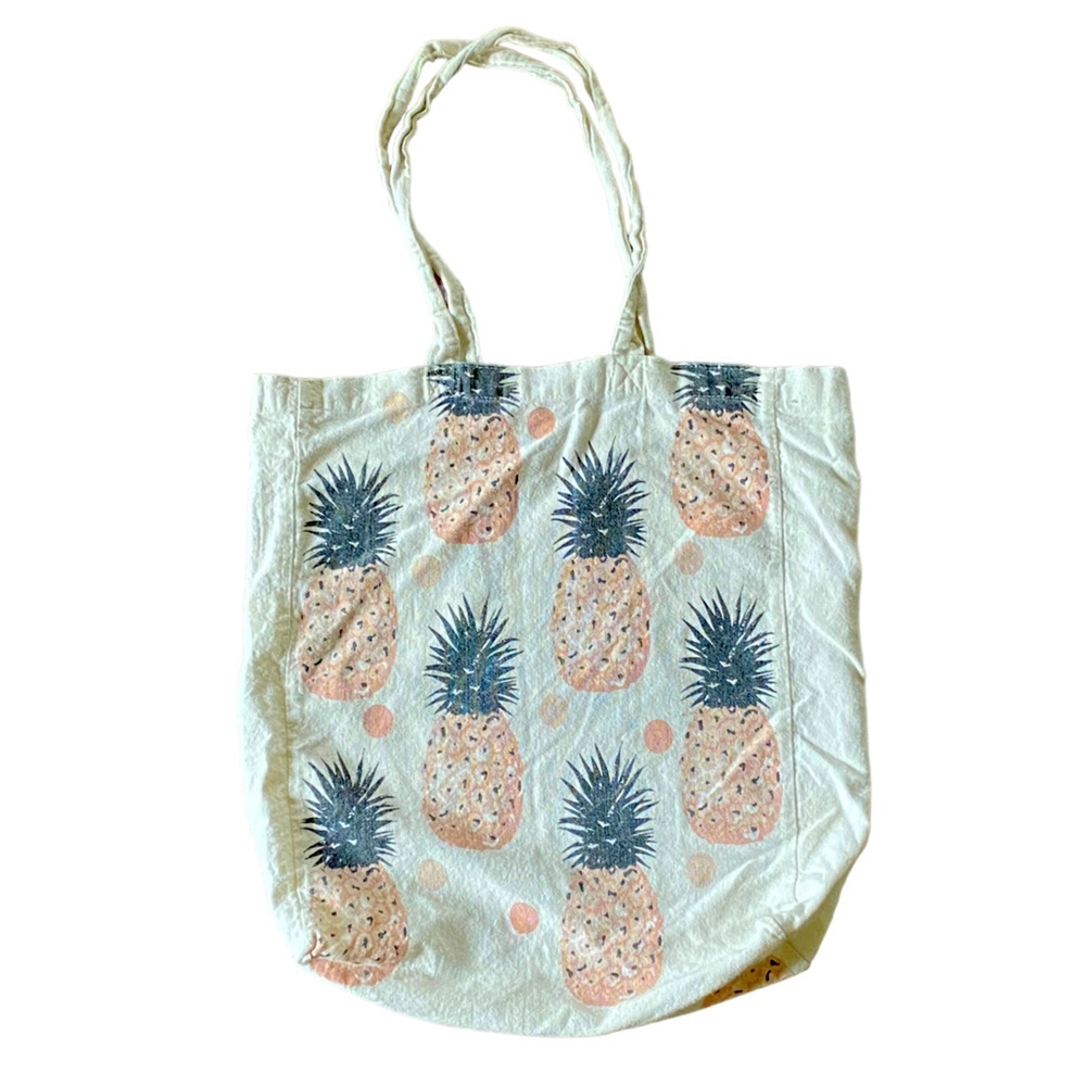 Pineapple Summertime Tote Bag